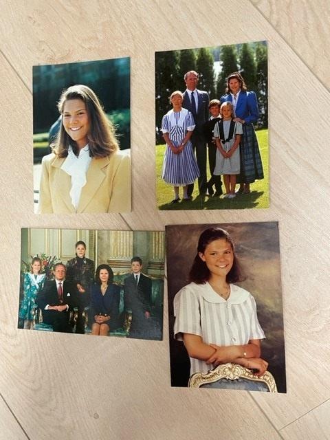 Koningshuis Zweden ansichtkaarten Victoria en familie, Ophalen of Verzenden, Nieuw, Buitenland, Kaart, Foto of Prent
