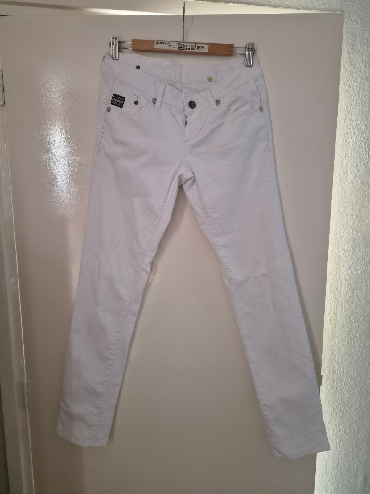 G-Star Raw Dames Jeans Wit - Midg Skinny W29 L32, Kleding | Dames, Wit, Ophalen of Verzenden, Zo goed als nieuw, W28 - W29 (confectie 36)