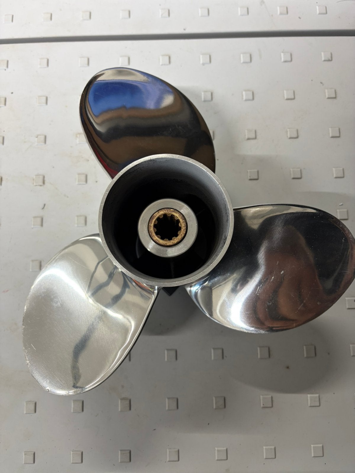 RVS propeller buitenboordmotor, Ophalen of Verzenden, Zo goed als nieuw, Motor en Techniek, Motorboot