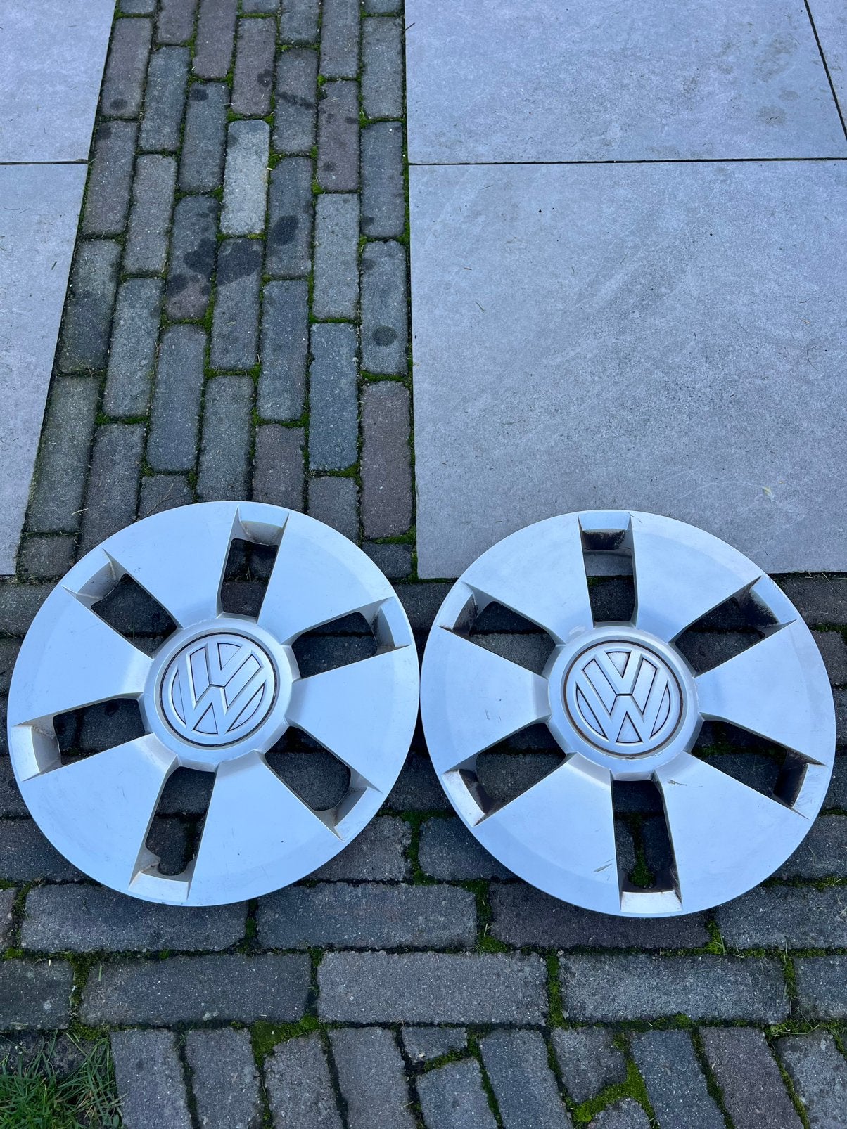 2 originele 14” VW Wieldoppen, Ophalen of Verzenden, Gebruikt