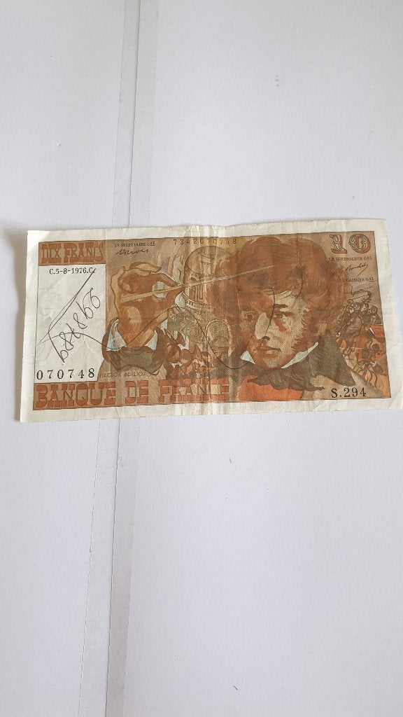 1708 frankrijk 10 francs, Postzegels en Munten, Bankbiljetten | Europa | Niet-Eurobiljetten, Verzenden, Frankrijk
