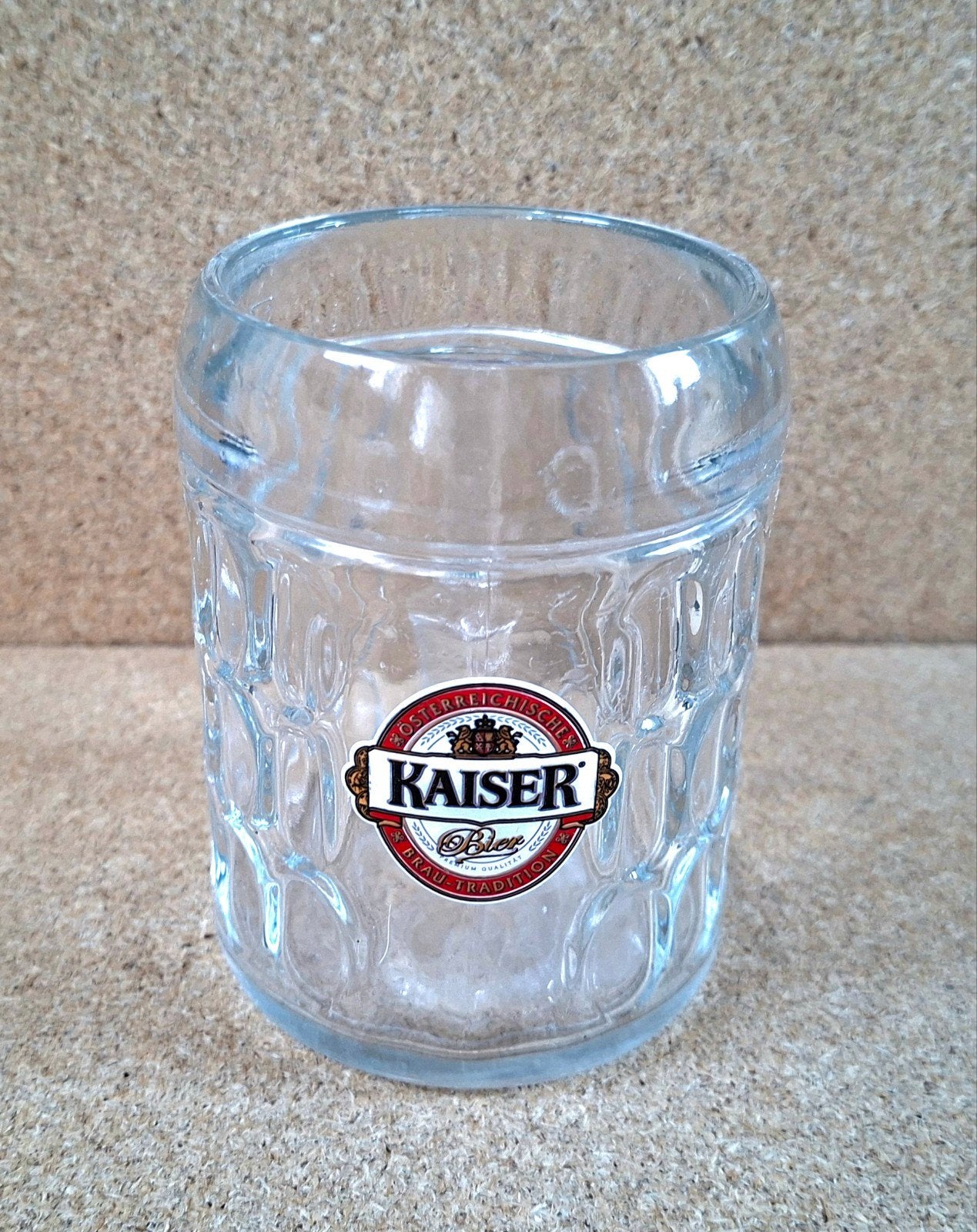 Kaiser Bier Pul - Vintage Glazen Bierpul, Ophalen of Verzenden, Zo goed als nieuw, Pul(len), Overige merken