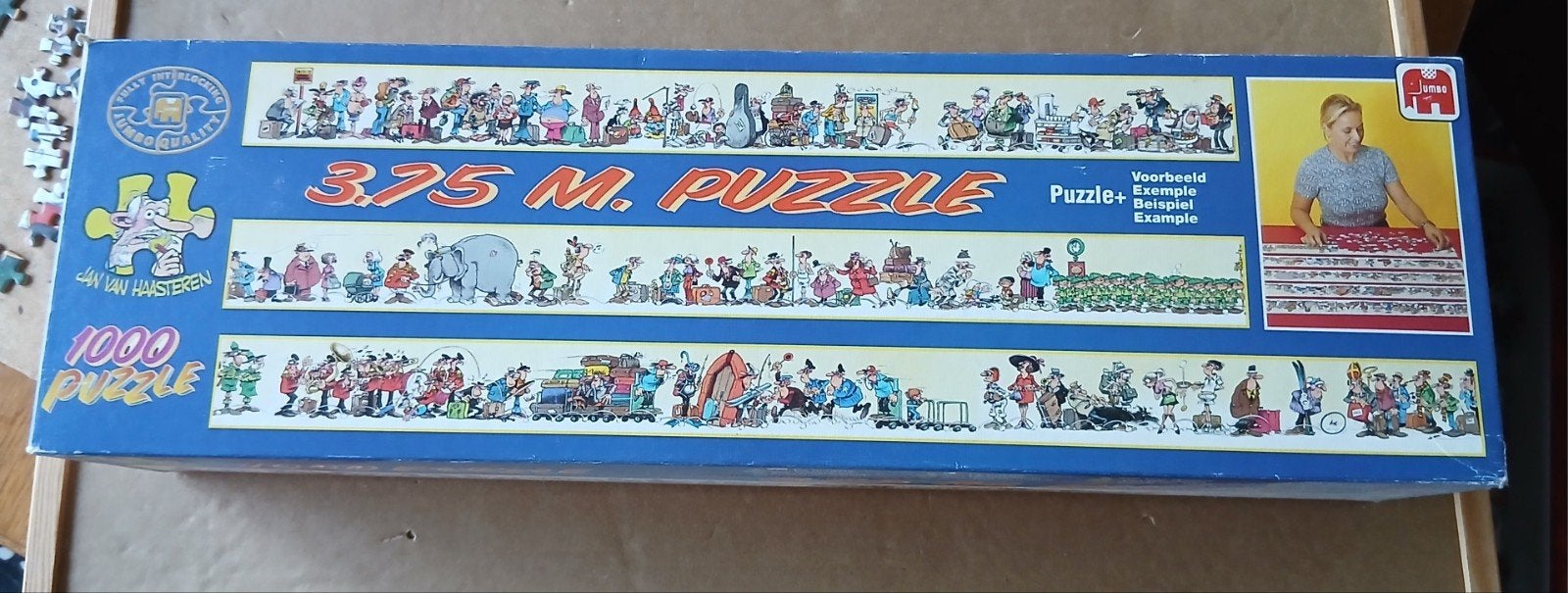 Jan van Haasteren 3.75 M. Puzzel - Compleet met Poster, Ophalen of Verzenden, 500 t/m 1500 stukjes, Gebruikt, Legpuzzel
