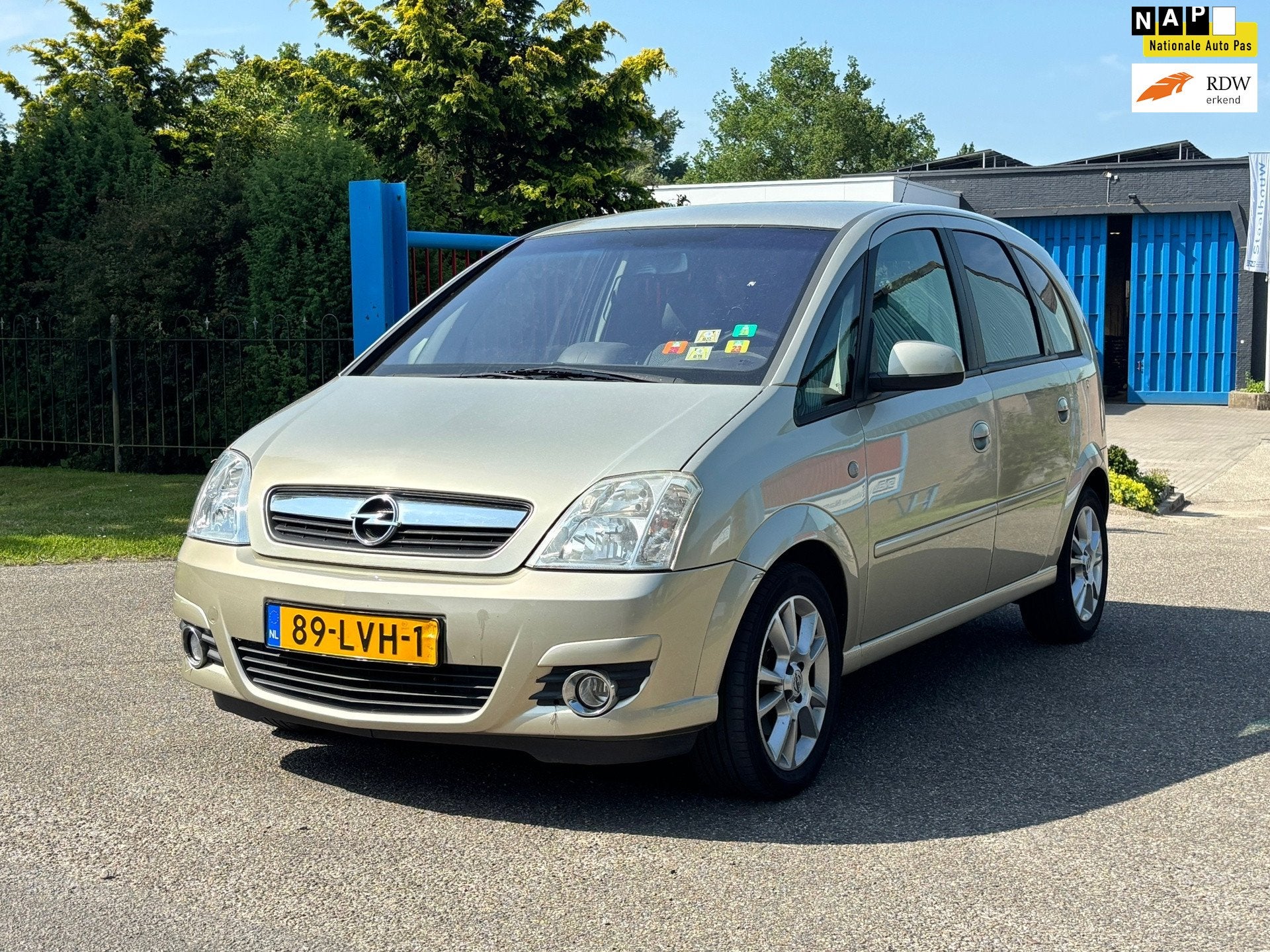 Opel Meriva 1.6-16V Cosmo | Airco + Cruise control |, Auto's, Voorwielaandrijving, 15 km/l, 4 cilinders, Leder en Stof