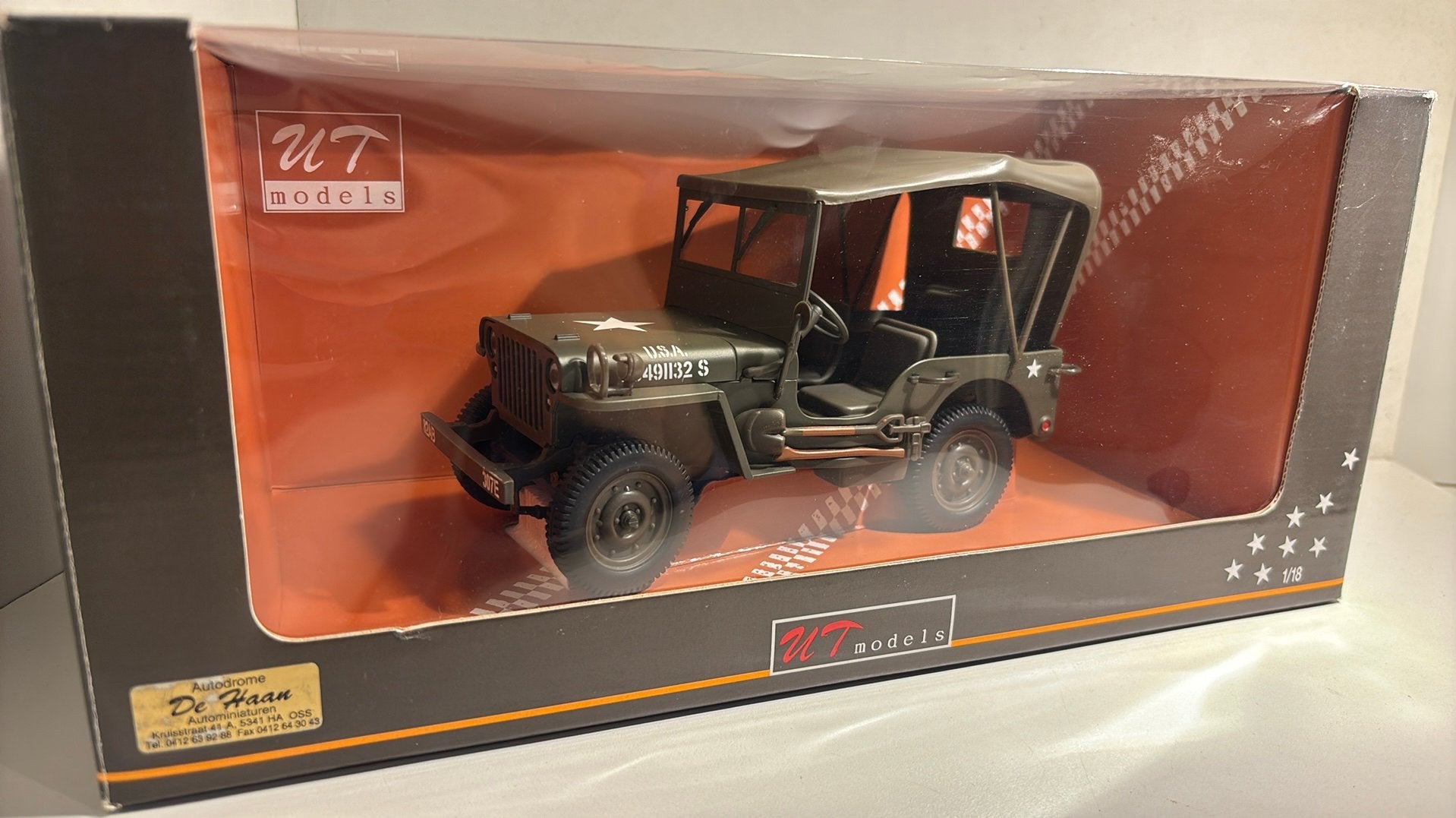 Jeep willys ut models 1.18, UT Models, Ophalen of Verzenden, A, A