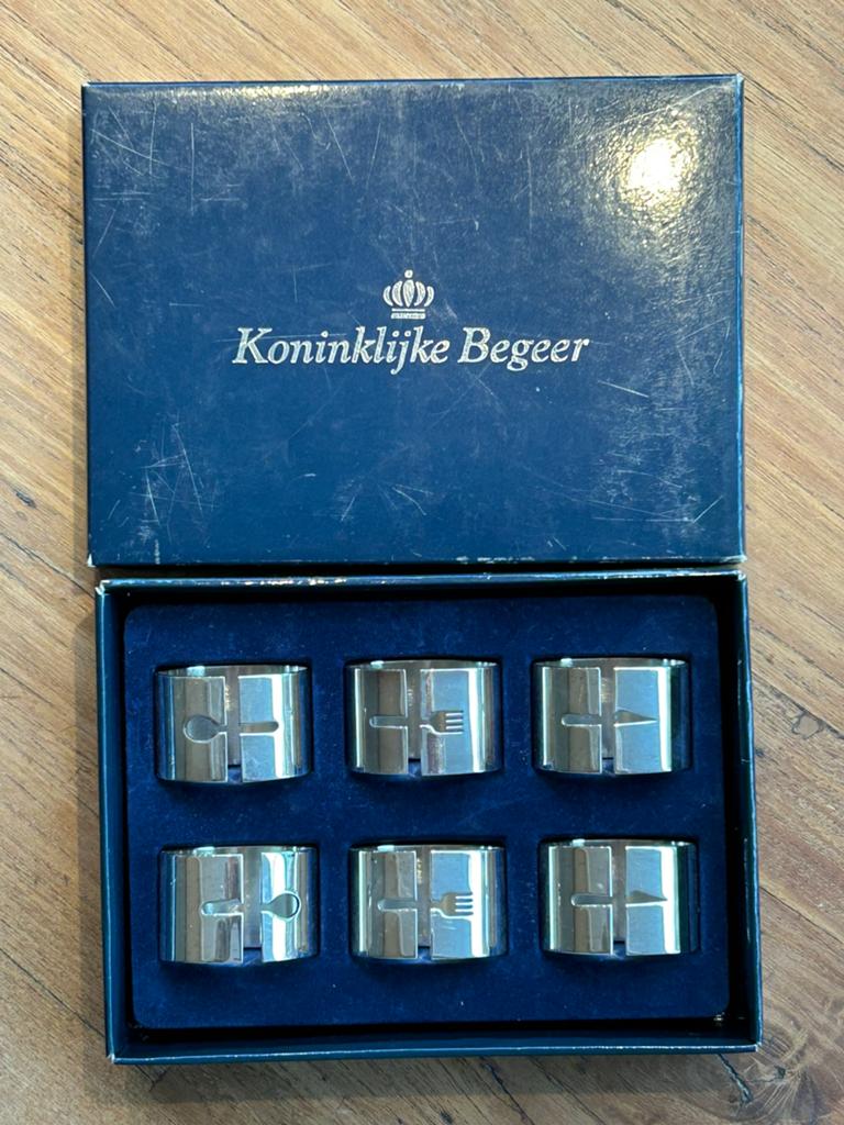 Koninklijke Begeer servethouders, Koninklijk Begeer, Onbekend, Zilver, Ophalen of Verzenden