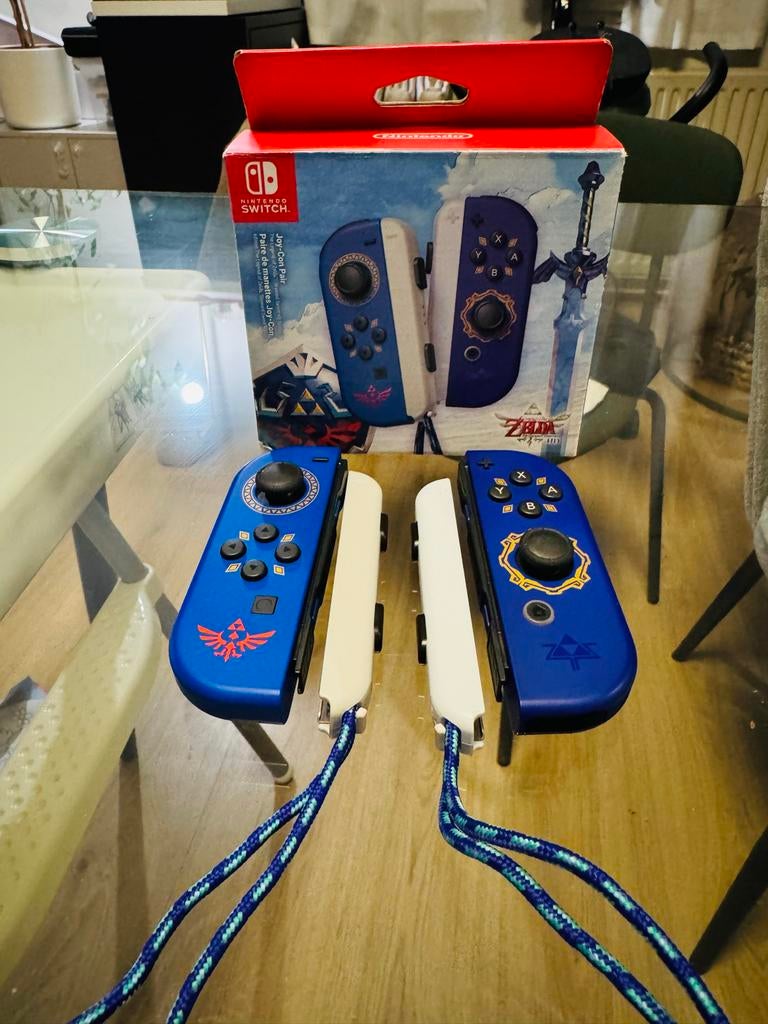 Nintendo Switch Joy-Cons (links en rechts) - Zelda editie, Spelcomputers en Games, Spelcomputers | Nintendo Switch, Ophalen of Verzenden