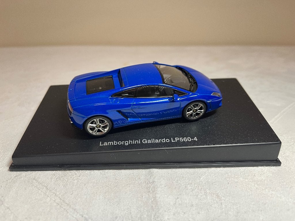 Autoart Lamborghini Gallardo LP560-4 1:43 blauw, Ophalen of Verzenden, Zo goed als nieuw, Auto, Overige merken