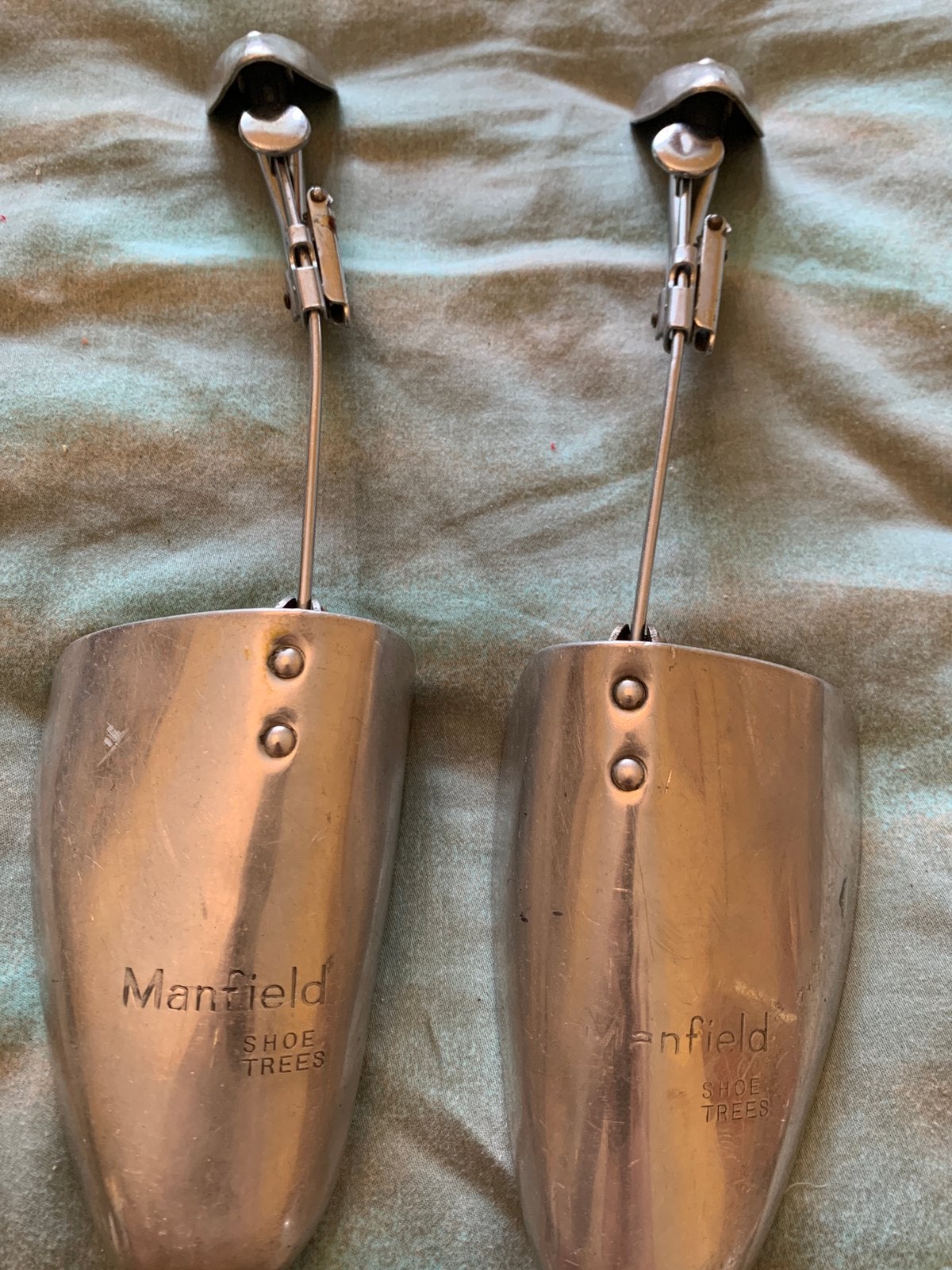 Schoen spanners 2 sets vintage maat M 9x10 Manfield, Ophalen of Verzenden