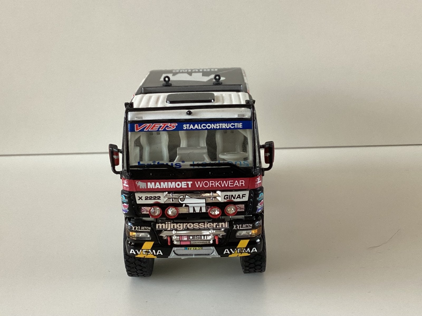 1:50 WSI Ginaf X2222 vd Brink Dakar 2011, Ophalen of Verzenden, Zo goed als nieuw, Bus of Vrachtwagen, Wsi