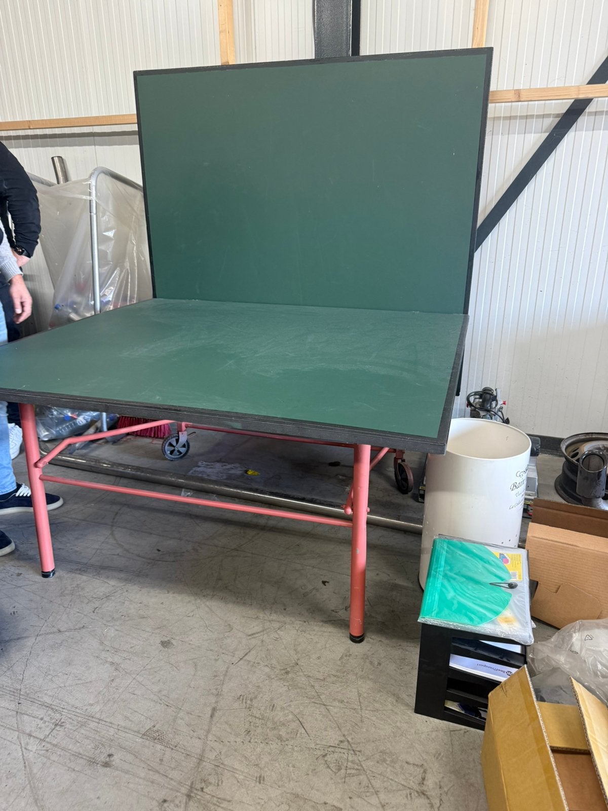Pingpong tafel tafeltennis, Ophalen of Verzenden, Zo goed als nieuw, Tafel Indoor, Inklapbaar