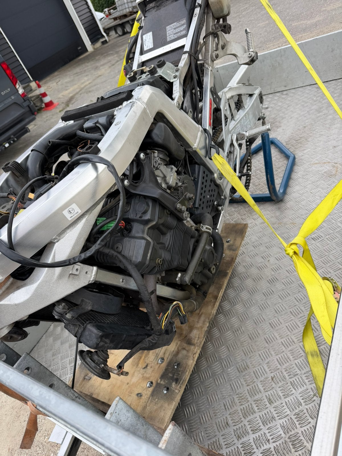 1995 Suzuki GSXR750W GSX-R 750 W onderdelen frame blok, Motoren, Ophalen