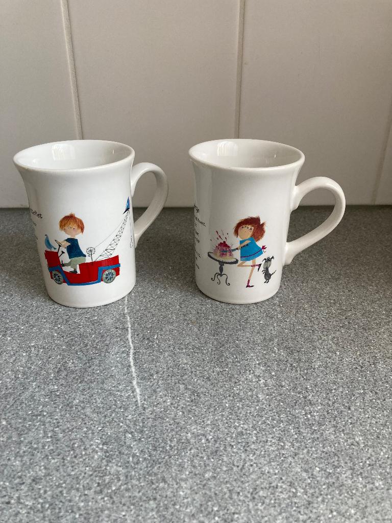 Bekers Pluk Petteflet, Floddertje,  puntgaaf, Nieuw, Ophalen of Verzenden, Overige stijlen, Kop(pen) en/of Schotel(s)