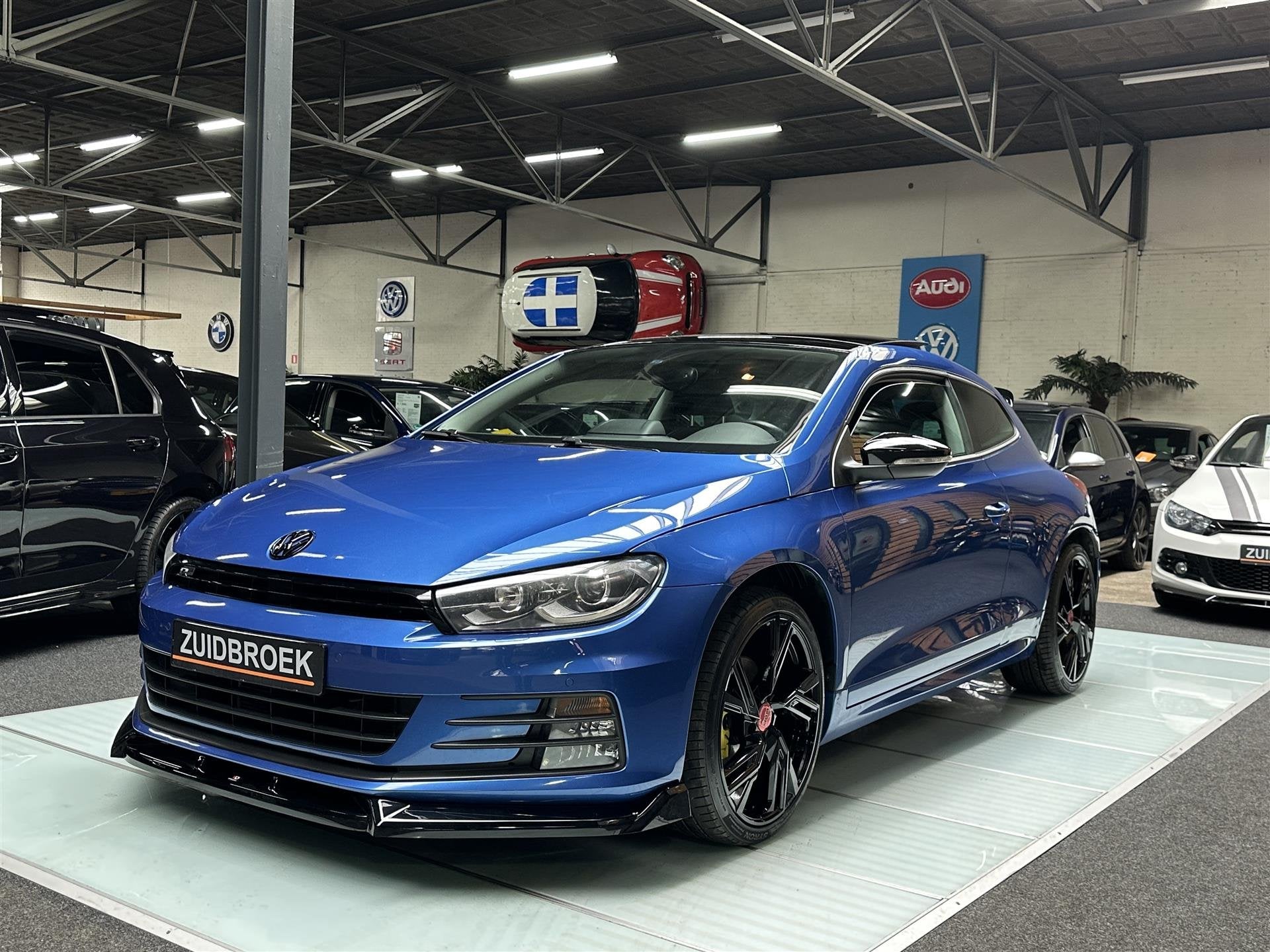 Volkswagen Scirocco 1.4 TSI 125PK MAXTON Clima Airco PANODAK, Gebruikt, 4 cilinders, 1290 kg, Blauw