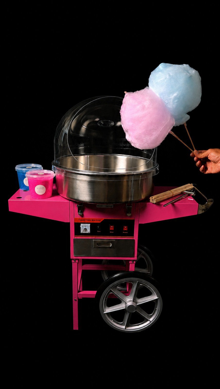 Suikerspinmachine huren 50 personen | incl. suiker & stokjes, Ophalen of Verzenden, Nieuw, Verjaardag
