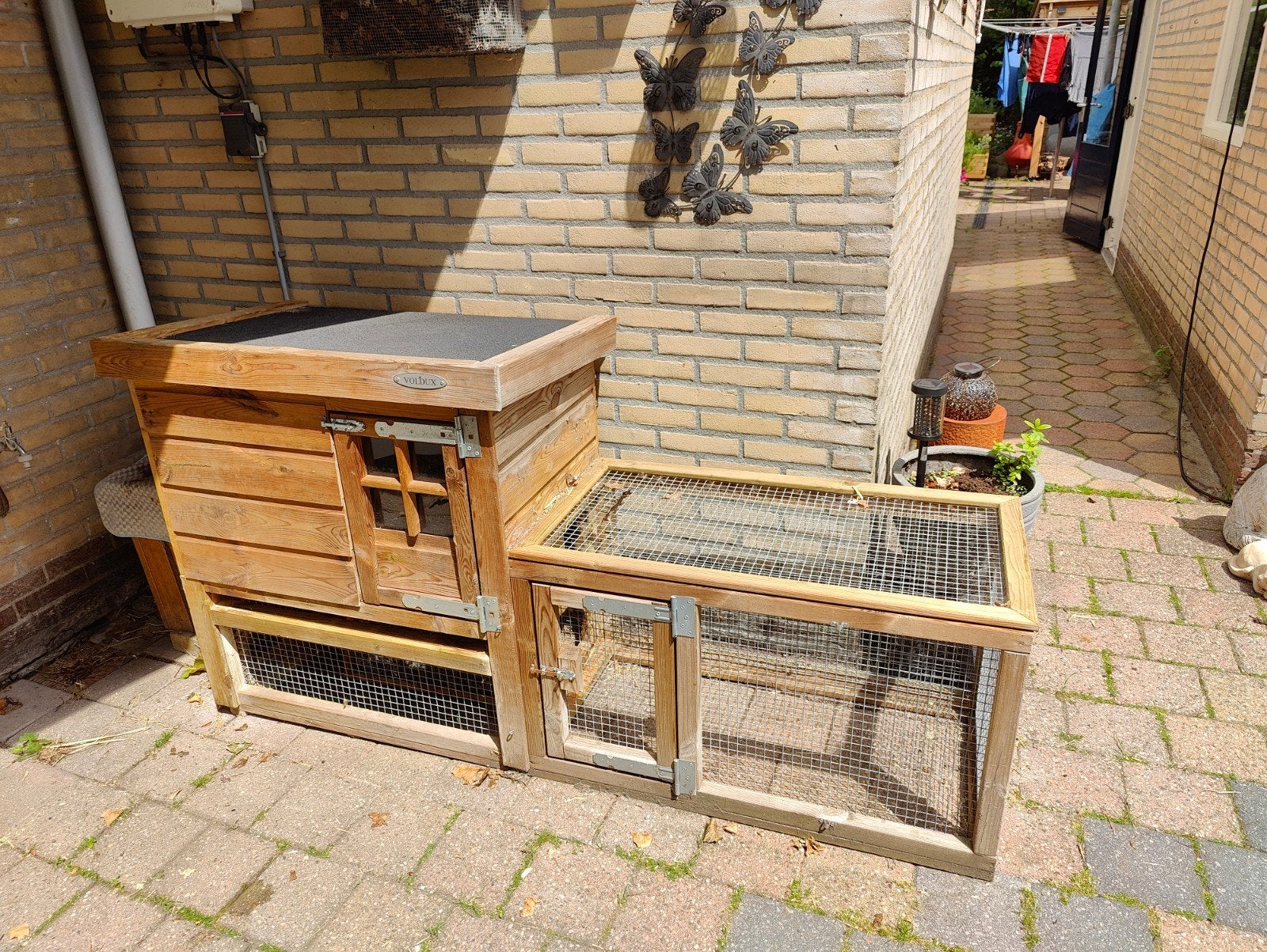 Konijnenhok Voldux Gradje, Ophalen, 90 cm of meer, Konijn, Hok