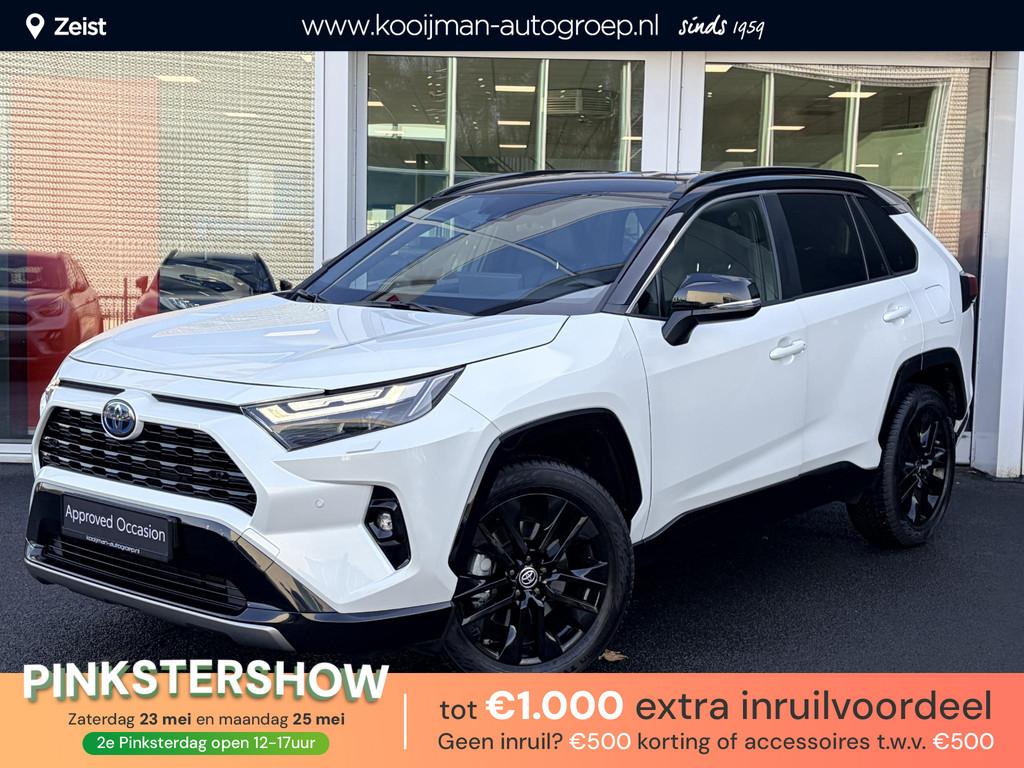 Toyota RAV4 AWD Bi-tone Navigatie, Stuurwiel- & Stoelverwarm, Auto's, Toyota, Automaat, 4 cilinders, 2487 cc, Wit