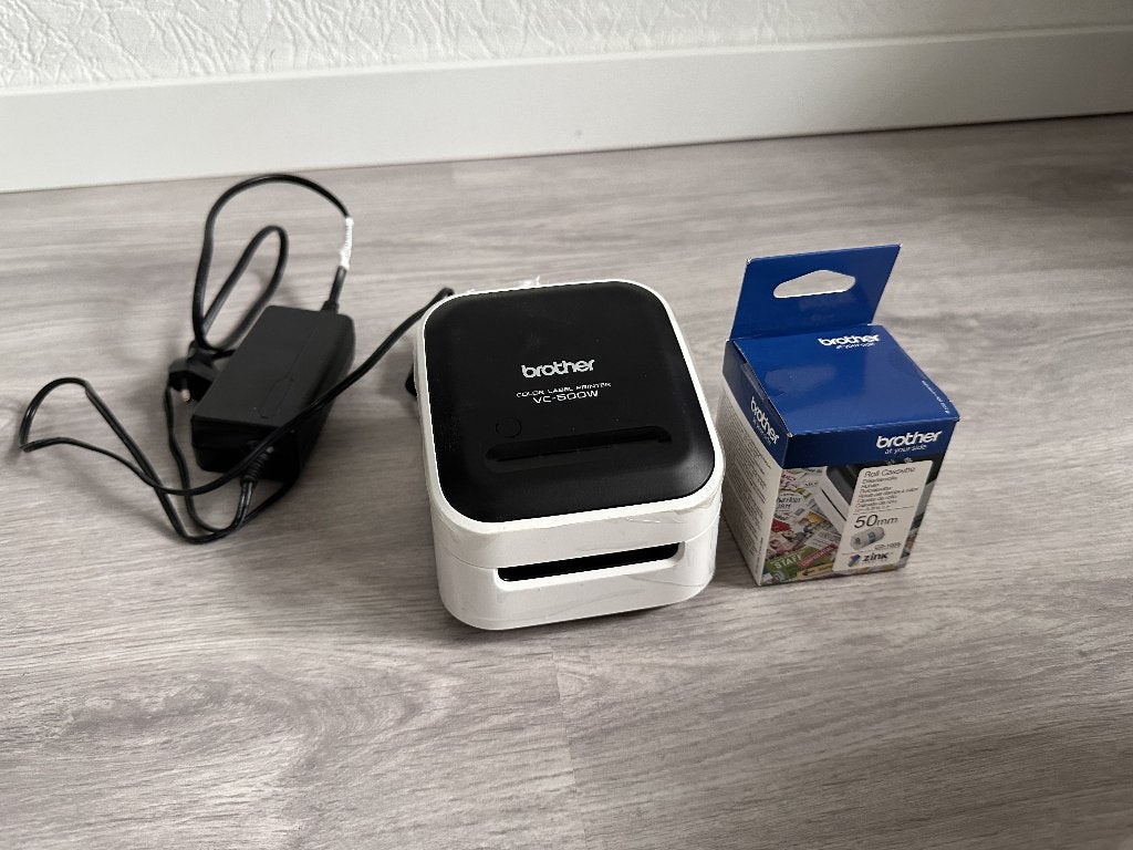 Brother VC-500W Color label printer, Computers en Software, Labelprinters, Ophalen of Verzenden, Zo goed als nieuw, Tape-label