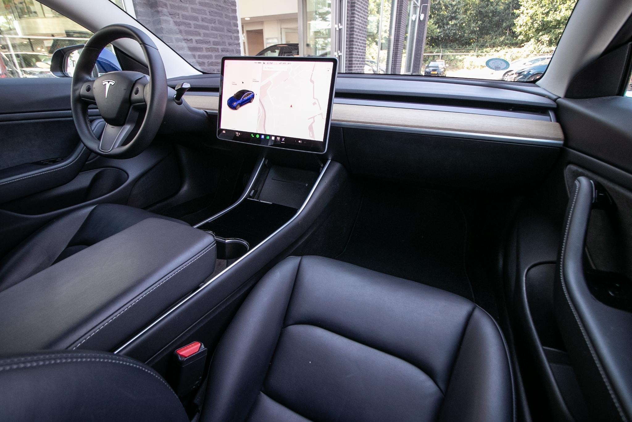 Tesla Model 3 Long Range AWD 75 kWh | SOH 87% | Pano Dak | T, Auto's, Stof, Blauw, Origineel Nederlands, 351 pk