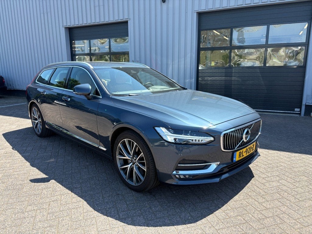 Volvo V90 2.0 T5 Inscription B&W audio I Massage I All-in pr, 15 km/l, Euro 6, 4 cilinders, Blauw