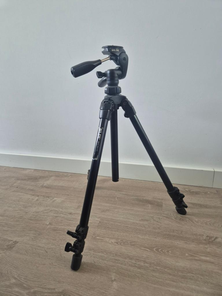 Slik Able 300 DX aluminium statief, Ophalen, Gebruikt, 150 tot 175 cm, Driepoot