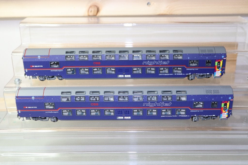 LS Models Set 47069 Nightjet "EURO PRIDE VIENNA" van de SBB, Overige merken, Gelijkstroom, Ophalen of Verzenden, Nieuw