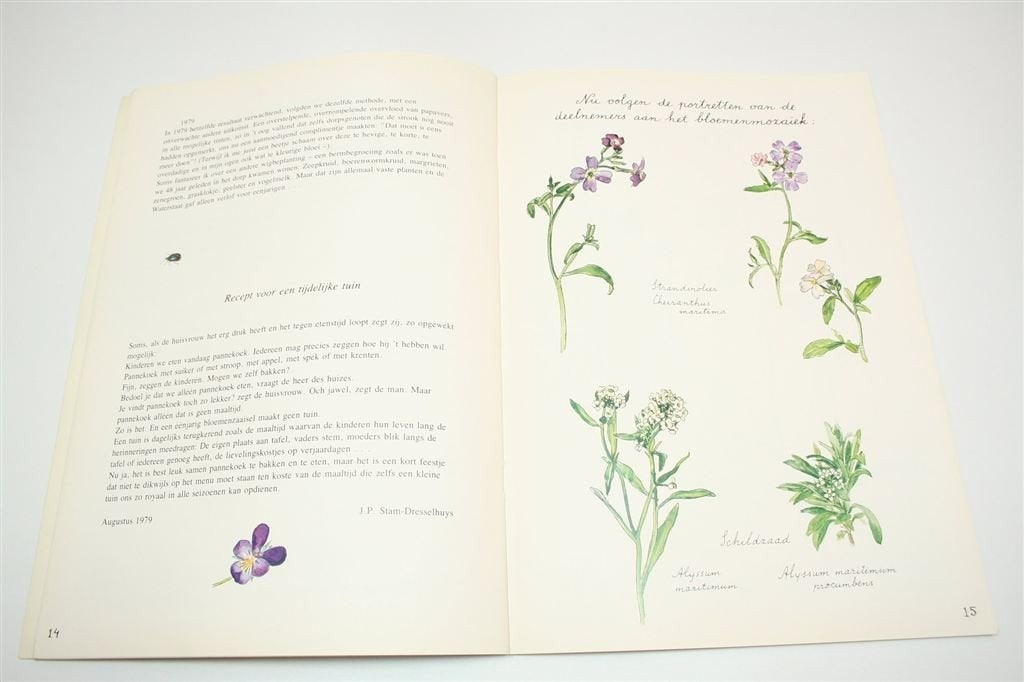 Aquarellen van Eenjarige Wilde Planten — Annebet Stam, Ophalen of Verzenden, Gelezen