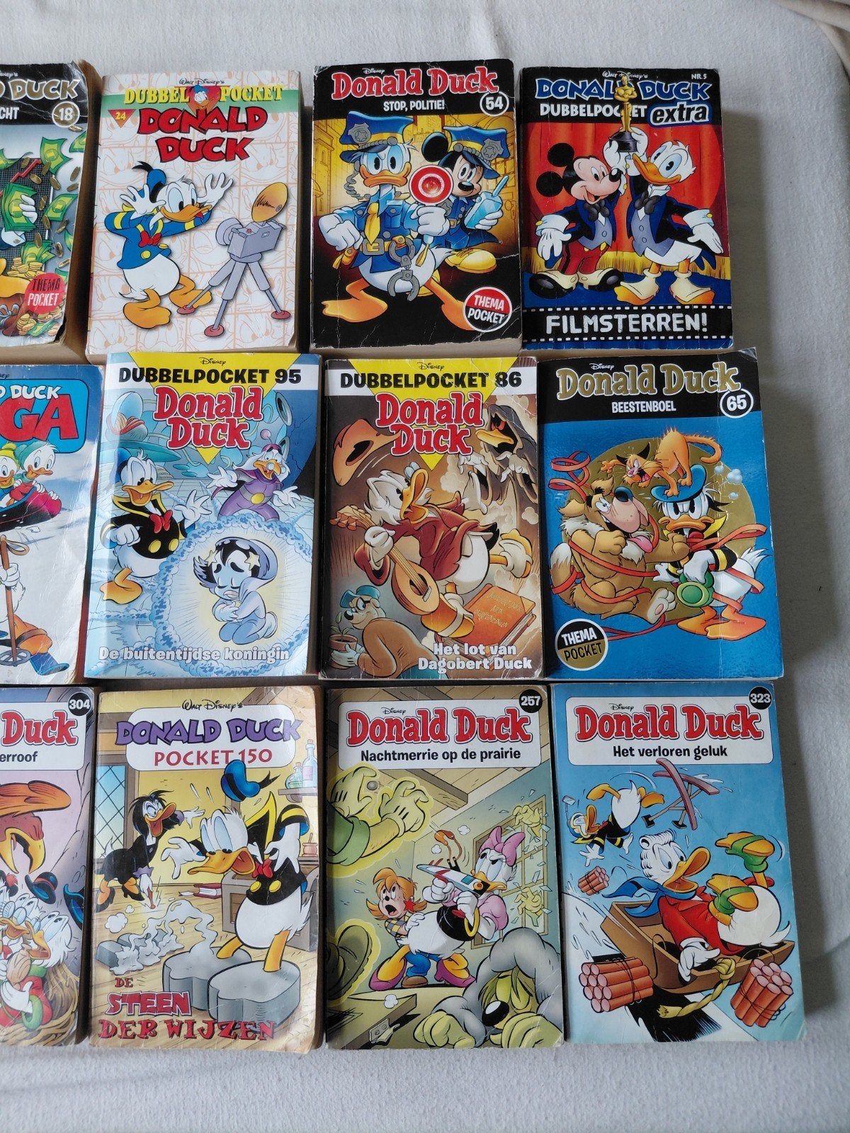 Donald duck grote en kleine pockets, Meerdere comics, Ophalen of Verzenden, Gelezen, Europa