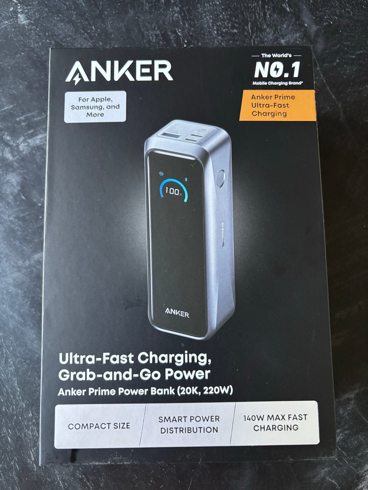 Anker Prime Power Bank (20K, 220W) nieuw in doos, Ophalen of Verzenden, Nieuw