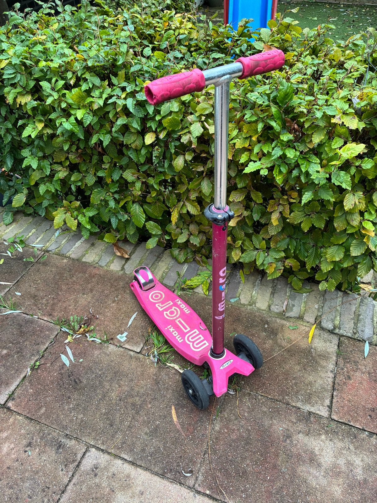 Microstep Maxi - Roze step met 3 wielen, Fietsen en Brommers, Ophalen, Gebruikt, Gewone step