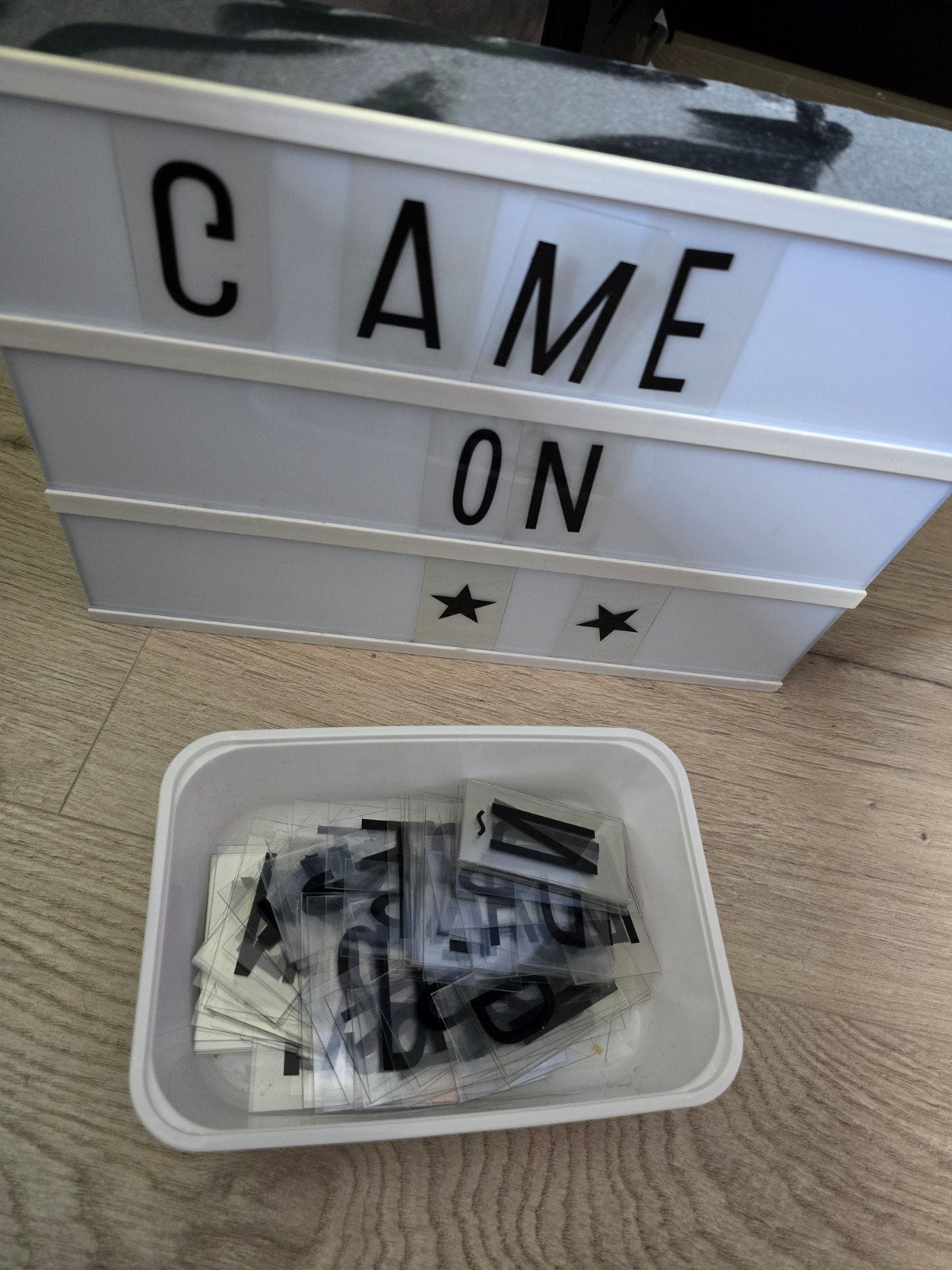 Leuk letterbord, Ophalen of Verzenden