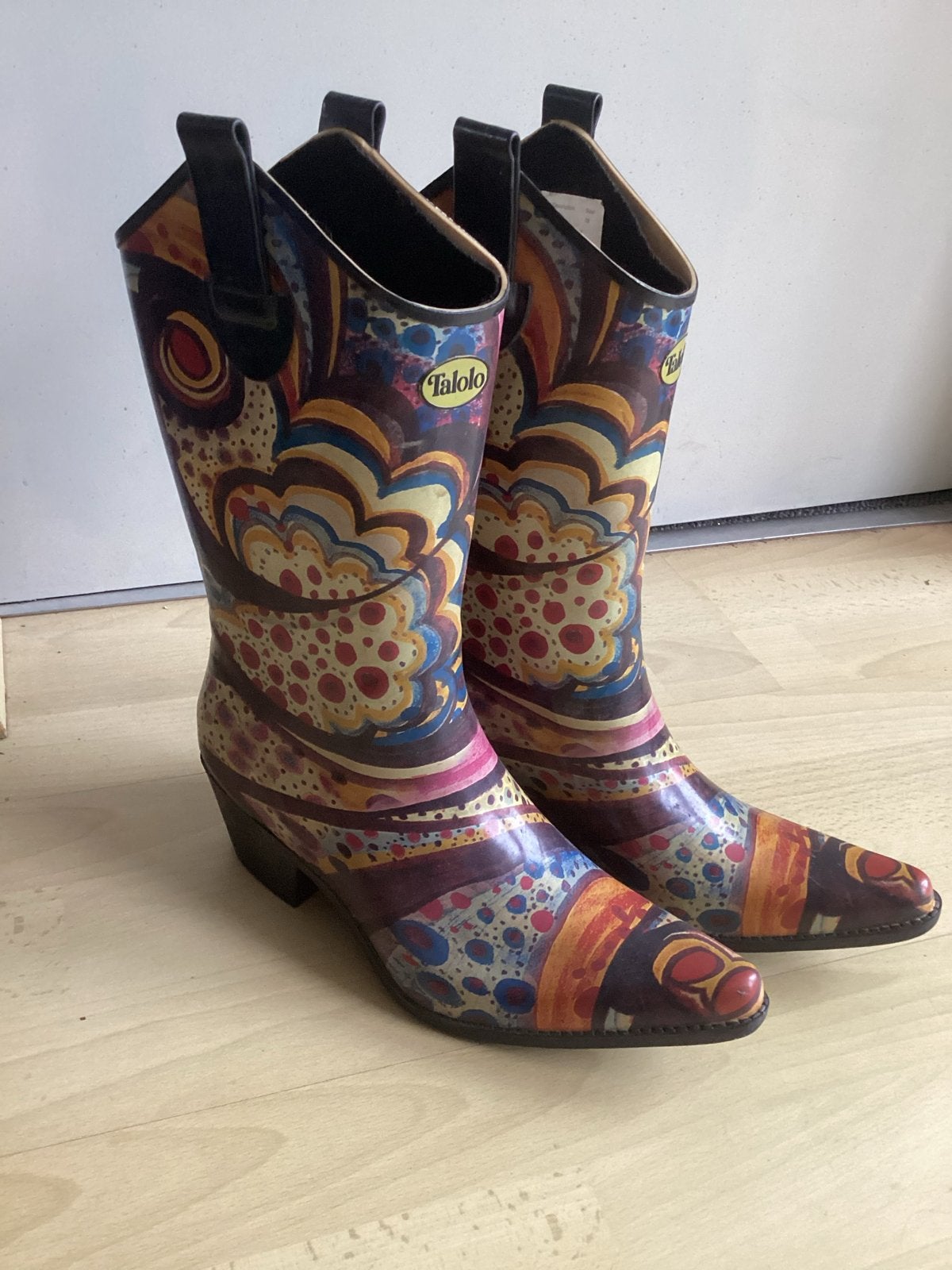 Talolo Boho Festival Laarzen - Maat 39, Overige kleuren, Ophalen of Verzenden, Regenlaarzen, Zo goed als nieuw