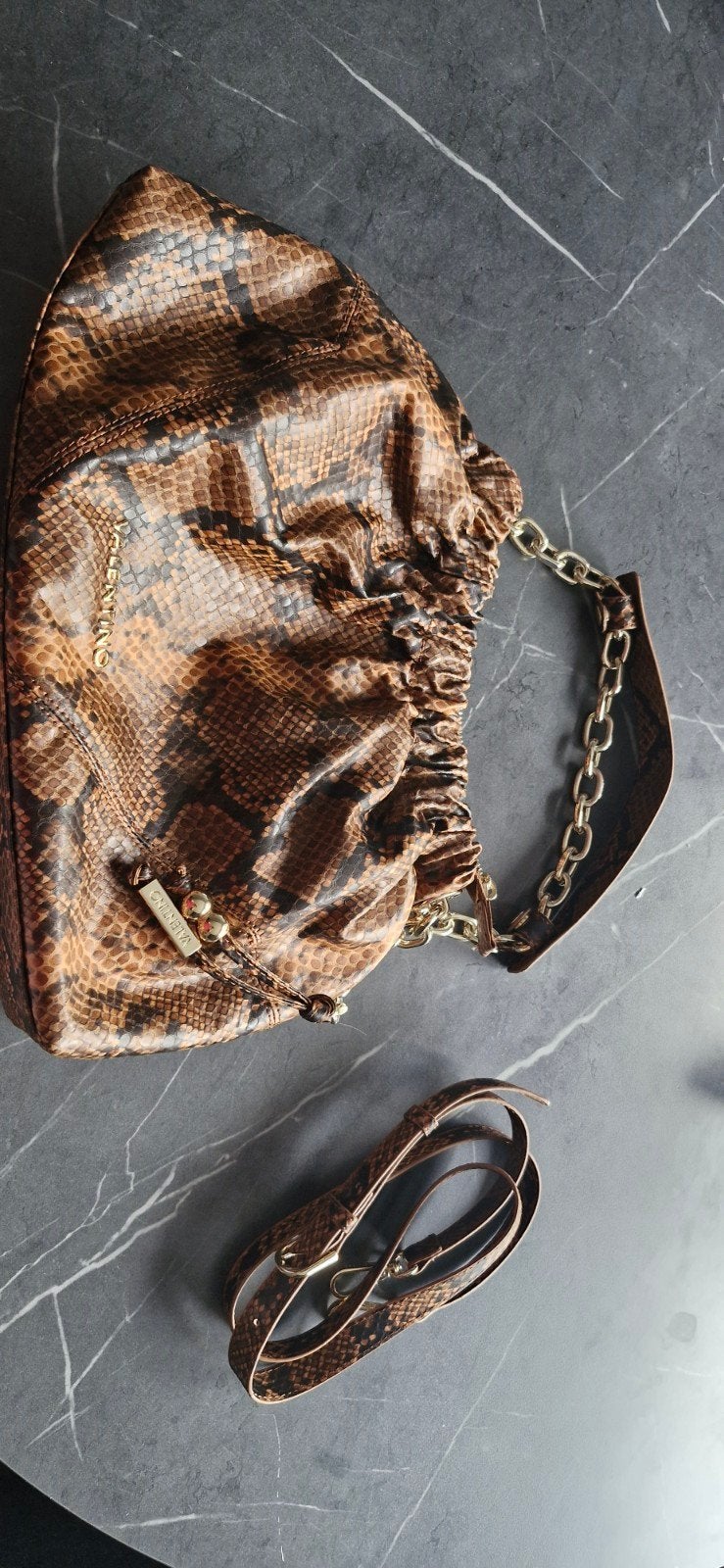 nieuw mario valentino tas, Ophalen of Verzenden, Nieuw, Bruin, Schoudertasje