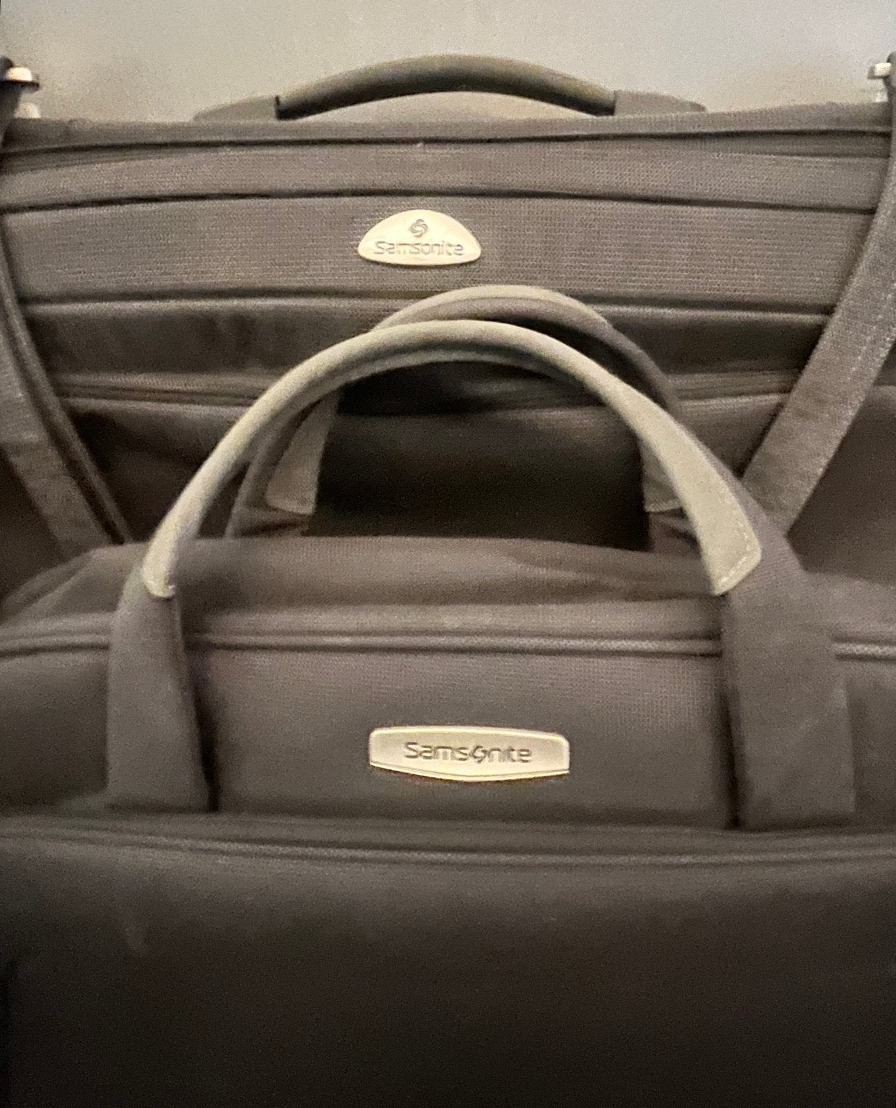 Zwarte Samsonite tassen., Ophalen, Zo goed als nieuw, Zwart, 30 cm of meer