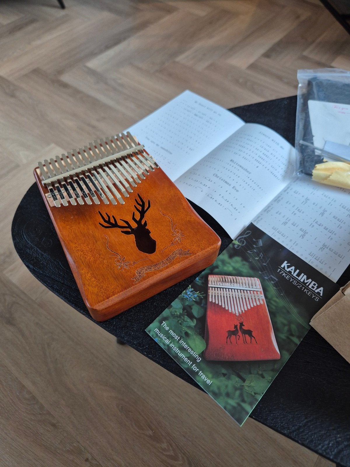 Leuke kalimba nieuw 17 toetsen, Ophalen of Verzenden, Nieuw
