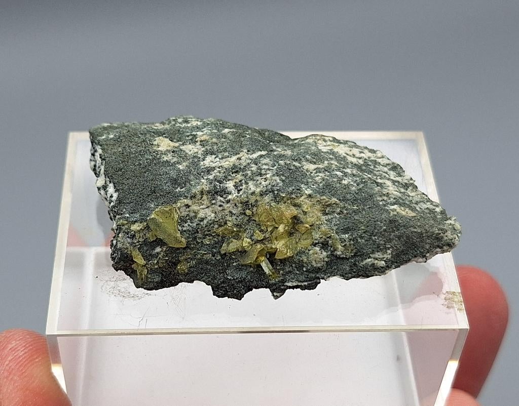 Titaniet - Pfischtal, Oostenrijk, Ophalen of Verzenden, Mineraal