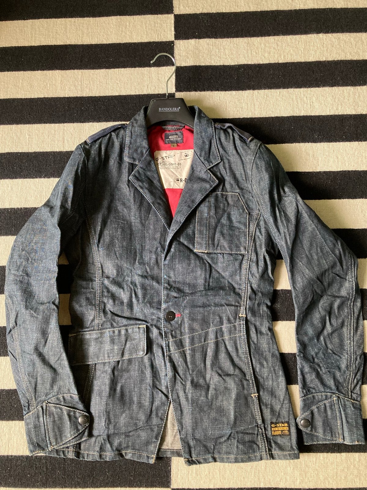 G-Star Raw spijkerjasje/blazer maat S, Blauw, Ophalen of Verzenden, Jasje, Maat 36 (S)