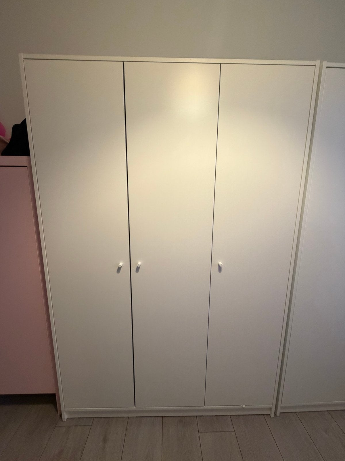 IKEA KLEPPSTAD kledingkast 3 deuren wit 117x55x176 cm, Ophalen, Zo goed als nieuw, 50 tot 75 cm, 150 tot 200 cm