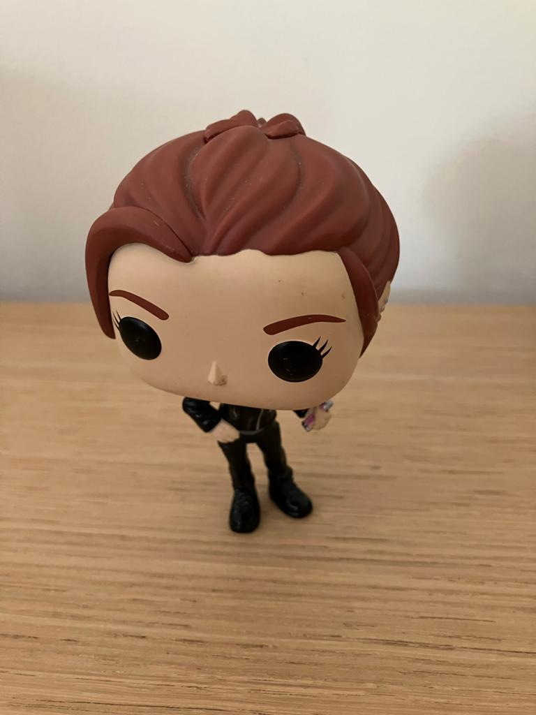 Funko Pop Marvel Figuur -  Black widow (street), Verzamelen, Ophalen of Verzenden, Gebruikt