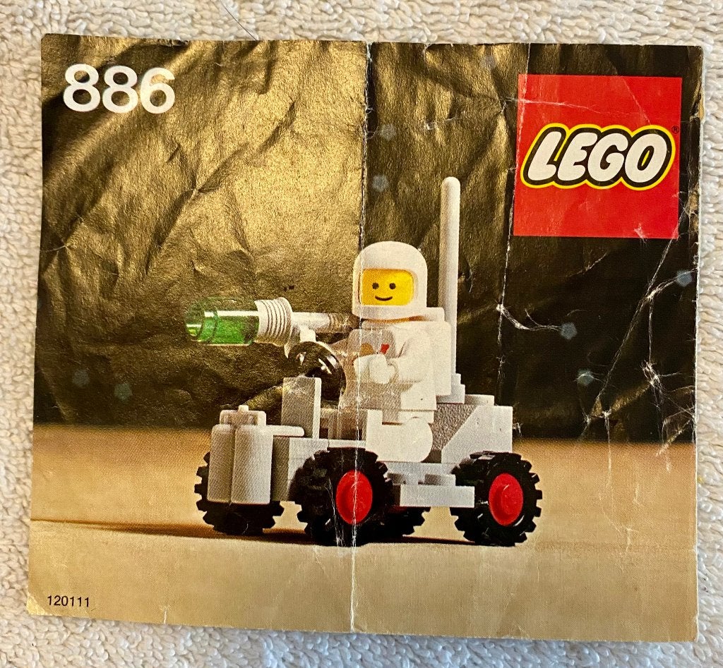 LEGO Classic Space 886-1 Space Buggy, Compleet, Lego, Ophalen of Verzenden, Zo goed als nieuw