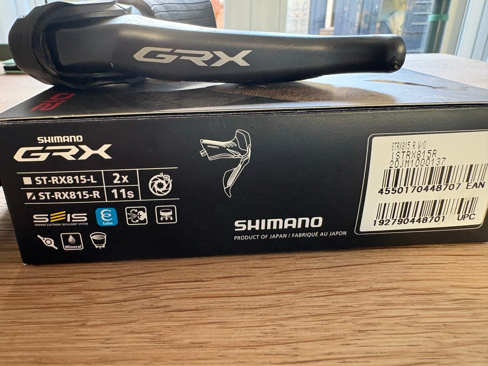Shimano GRX ST-RX815 Di2 Rechts Schakel/Remhendel (Rechts), Ophalen of Verzenden, Zo goed als nieuw, Gravelbike, Derailleur of Ketting