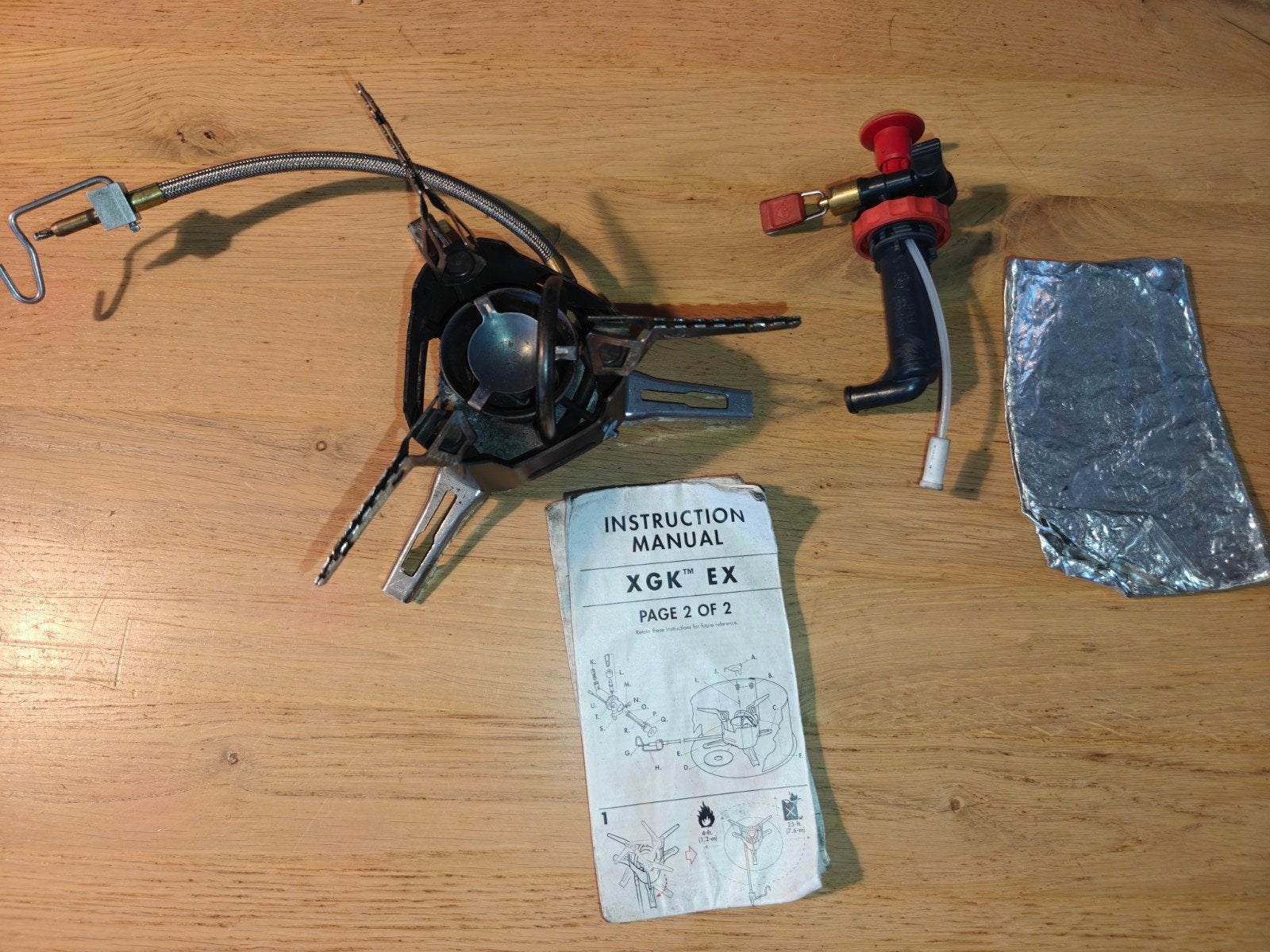 MSR XGK EX brander met pomp, Ophalen of Verzenden, Gebruikt