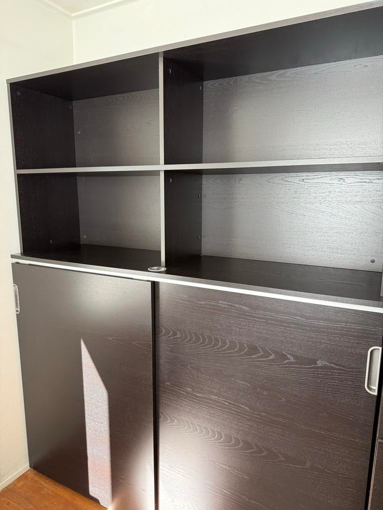 IKEA Galant Opbergkast met schuifdeuren en open vakken, Ophalen, Zo goed als nieuw