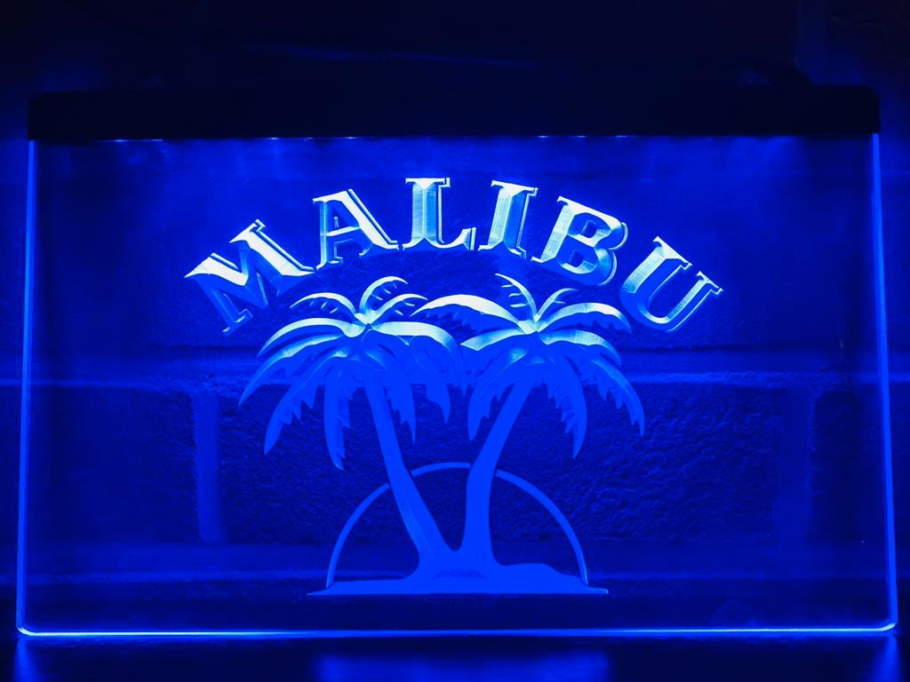 Led lichtbord MALIBU 3d neon look, Ophalen of Verzenden, Nieuw, Kunststof
