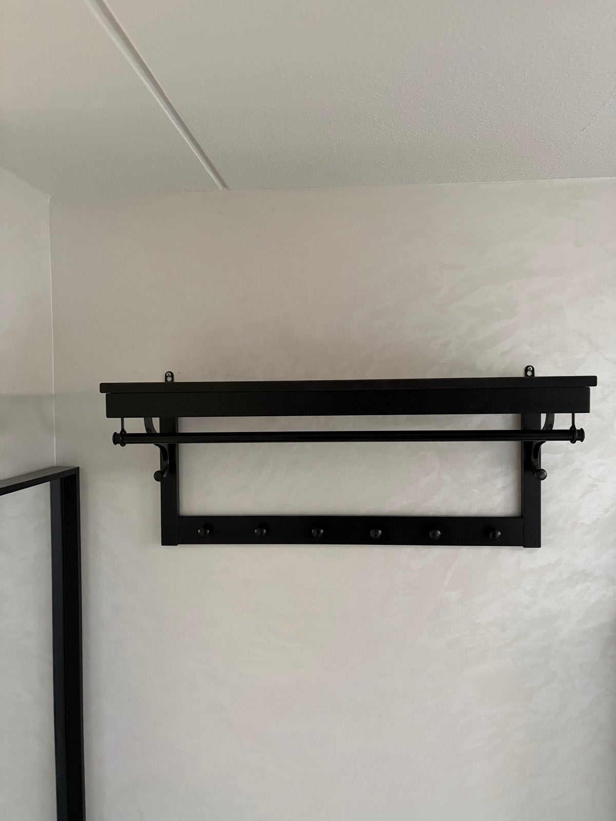 IKEA HEMNES Kapstok – Zwart – Erg Goede Staat, Huis en Inrichting, Woonaccessoires | Kapstokken, Wandkapstok, Ophalen of Verzenden