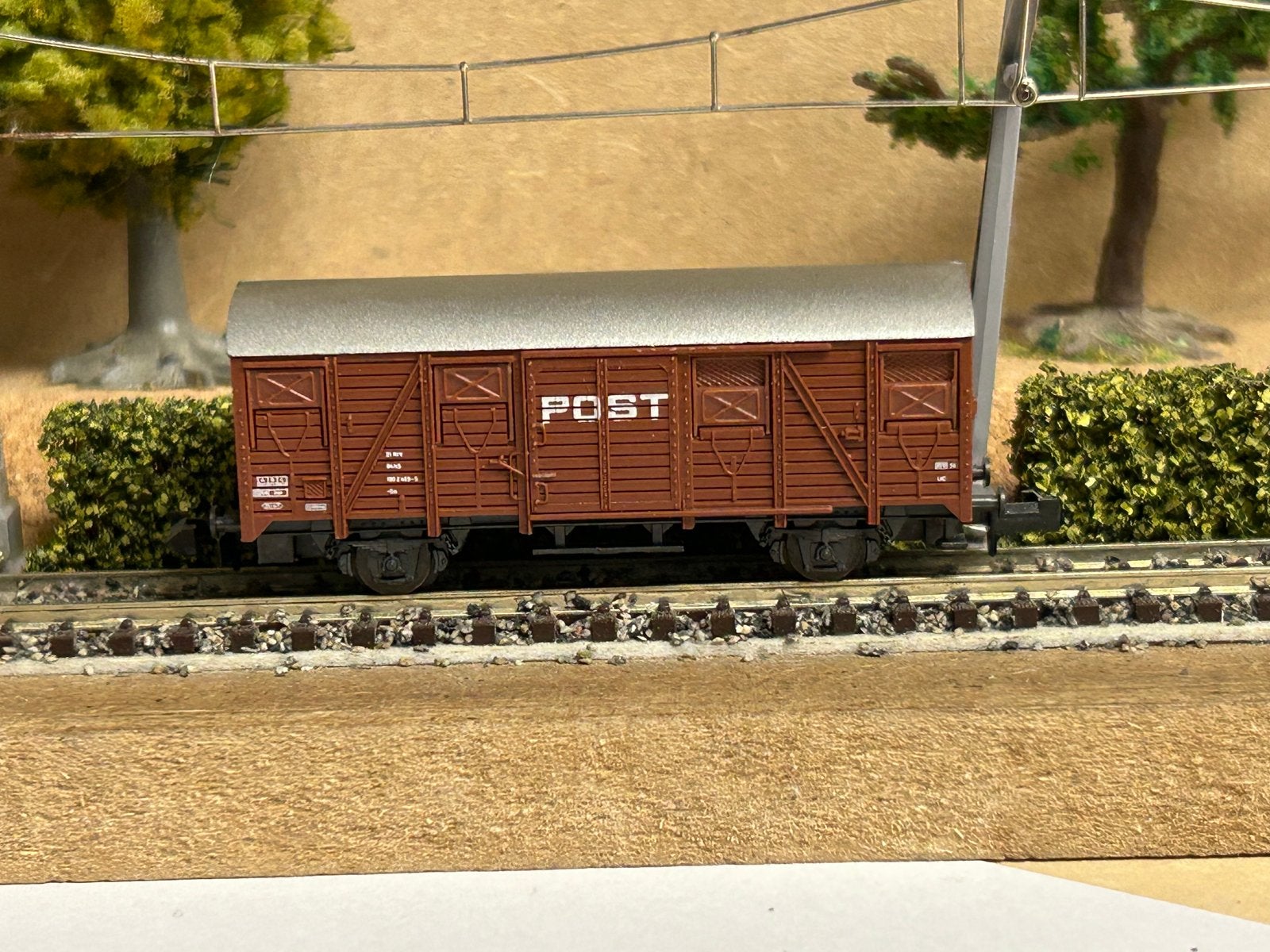 4x Roco 02329 B Postwagon - Zo goed als nieuw, Gelijkstroom, Wagon, Ophalen of Verzenden, Zo goed als nieuw