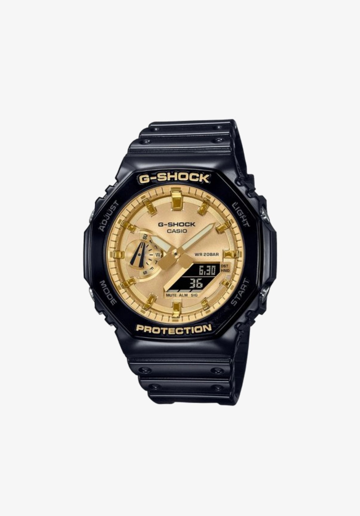 G-Shock GA-2100GB-1AER Horloge Unisex Nieuw, Zwart, Nieuw, Ophalen of Verzenden, Waterdicht