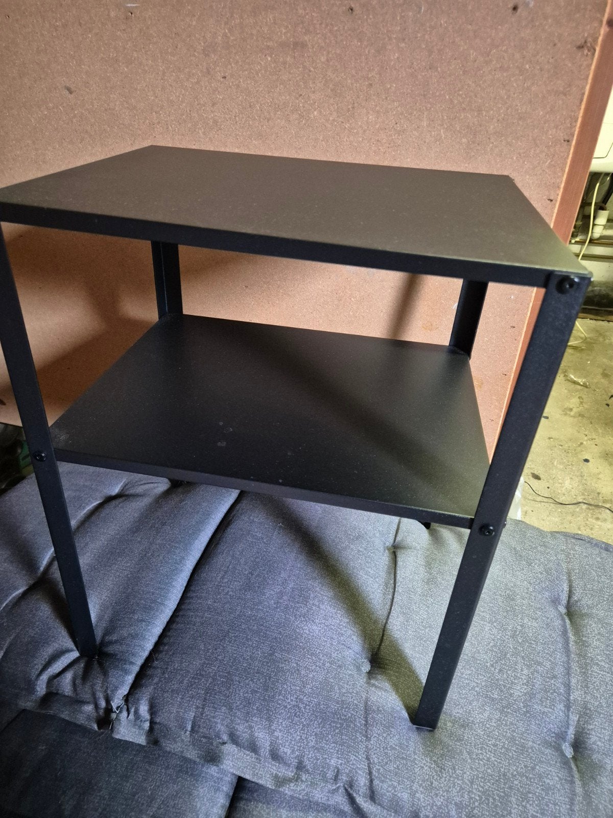 metalen tafeltje, Vierkant, Minder dan 50 cm, Ophalen of Verzenden, Metaal