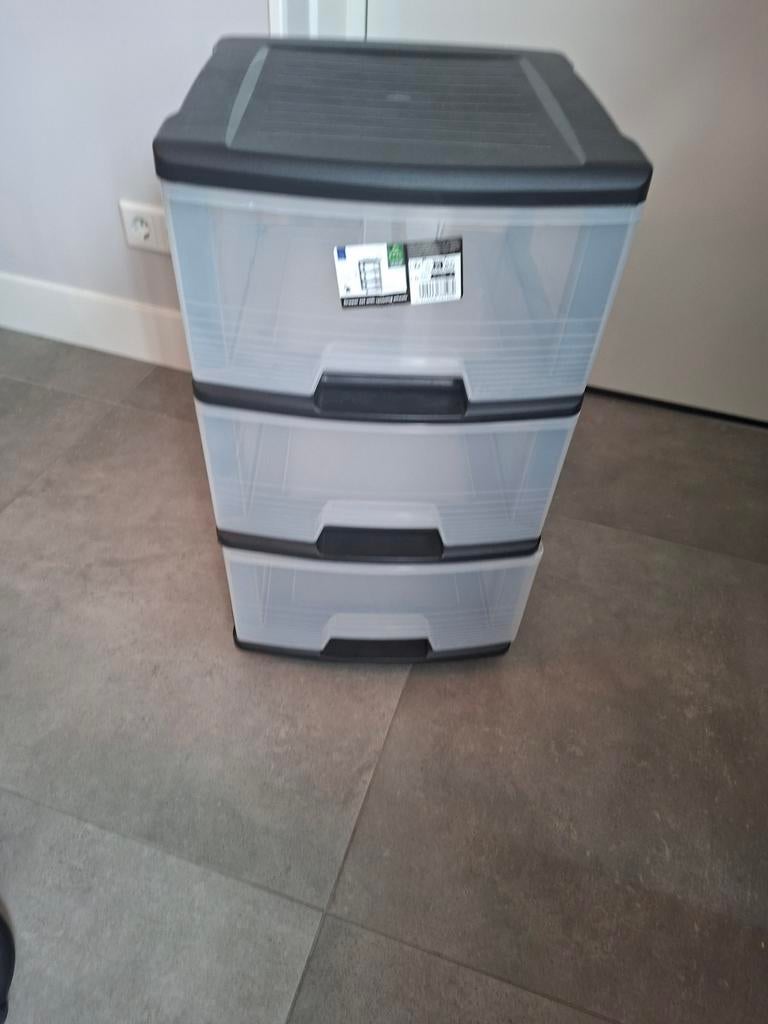 4 lade kastjes met elk 3 lades, Doe-het-zelf en Verbouw, Kratten en Dozen, Ophalen, 100 cm of meer, 60 cm of meer, Minder dan 35 cm