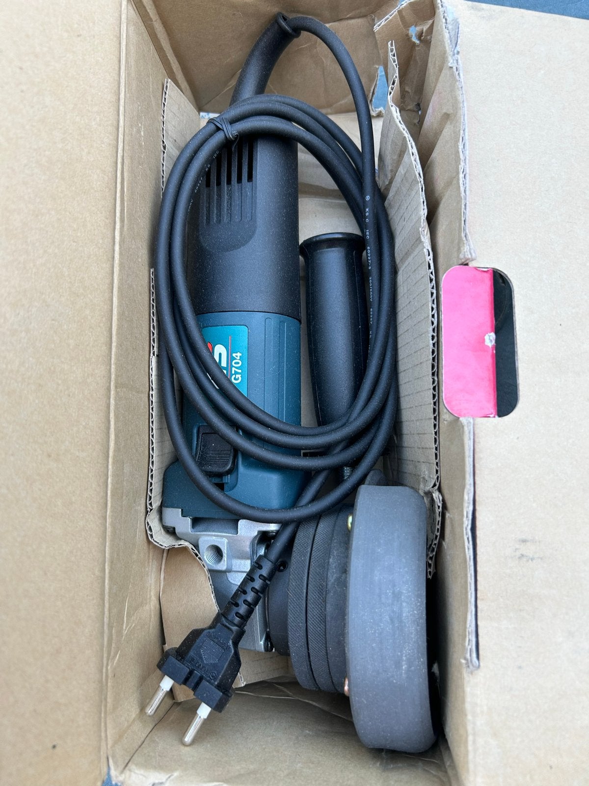 ES G704 Haakse slijper - Nieuw in doos, Groningen, Info@es-is.co.kr, Haakse handslijpmachine, Nieuw